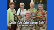 Fred Stawitz with Ladies of the Lakes Literary Guild