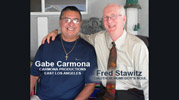Fred Stawitz with video producer Gabe Carmona