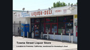 Towne Street Liquor Store; Pomona, California