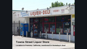 Towne Street Liquor Store; Pomona, California